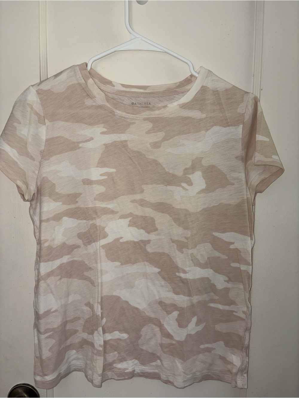 Athleta Organic Daily Camo Crew T Shirt